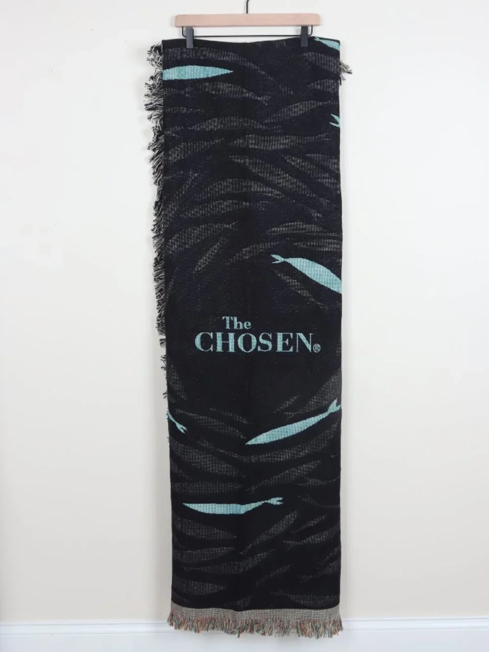 The Chosen Against The Current Blanket 100% Cotton Woven Tapestry 60x50 NWOT